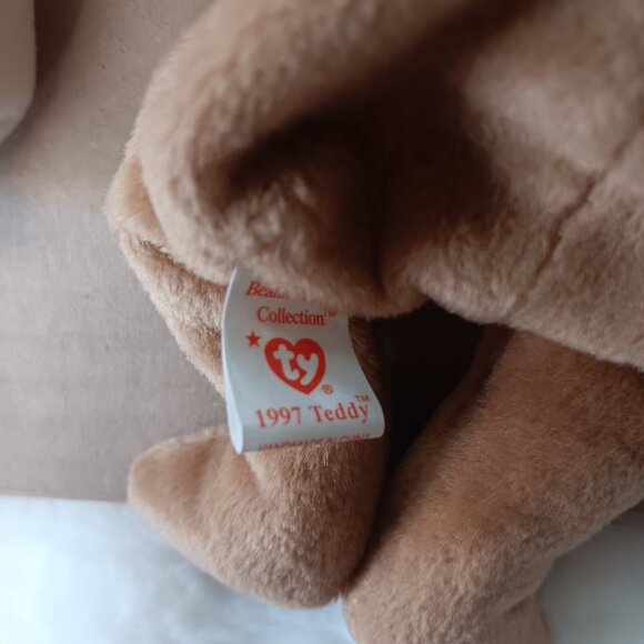 Ty beanie baby set of 2 - 1997 Teddy and 1996 Snowball with original tags - Picture 7 of 14